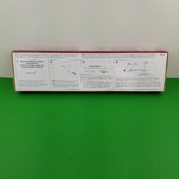 NEW Closetmaid Chrome Tie Belt Scarves Jewelry Rack Wall Mount  W/14 Hooks - Picture 4 of 6